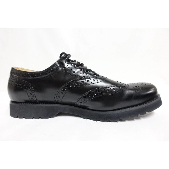 GHILLIE Shoes Wingtip Men Black Sz 15 3E EEE Extra Wide Kilt Scottish Brogues main image 6